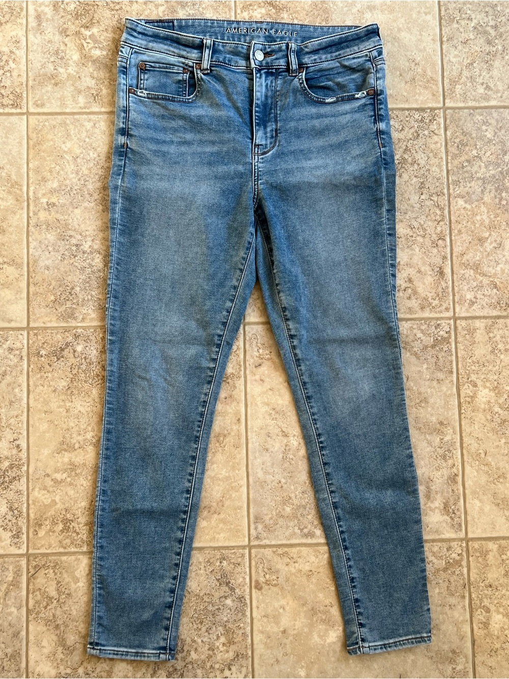 American Eagle Outfitters Women’s Blue Hi-Rise Jegging